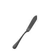 BON CHEF Como, Bread & Butter Knife, Hollow Handle, Mirror Finish, 13/0, 6.75" - Black Matte , set of 12 S4110BM